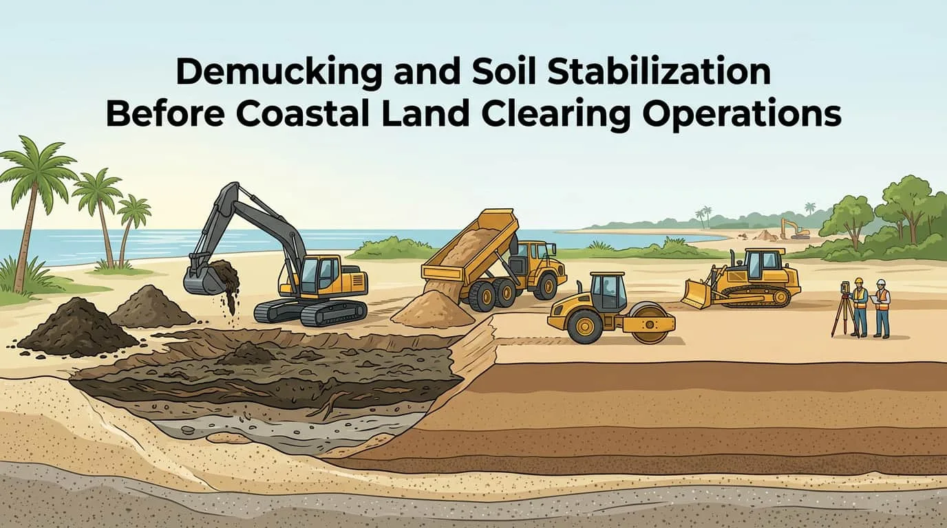 Demucking and Soil Stabilization in Flagler Beach