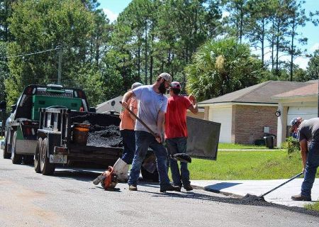 Asphalt patching service