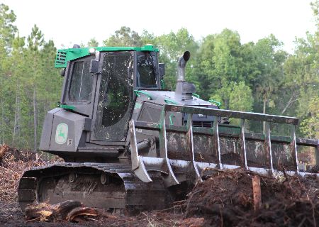 Land clearing service by Roger Landworks