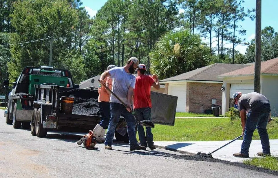 Residential asphalt patching